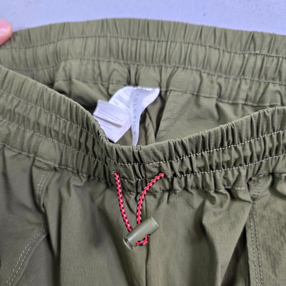 Fabletics Heights Cargo Pants Women S Green Wide Leg Bungee Utility Lightweight - Picture 7 of 10